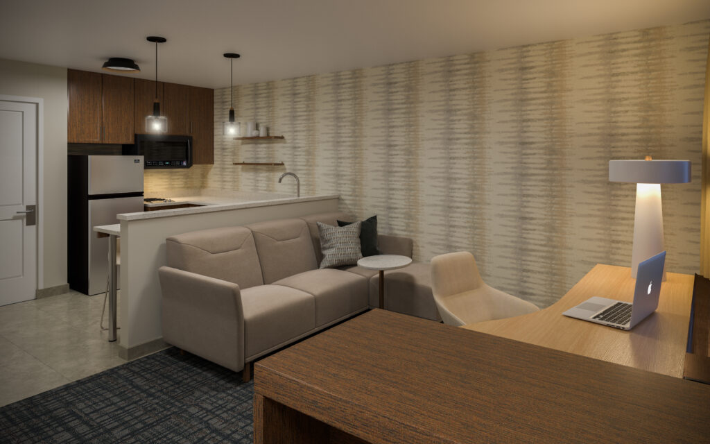 Residence Inn interior of a hotel room