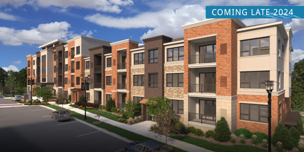 A computer-generated model of the NorthTown complex.